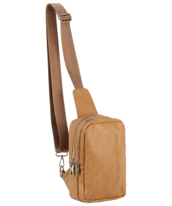 Fashion Sling Bag Backpack GLM0099 TAN